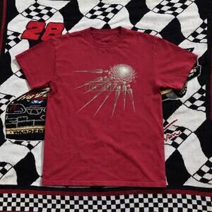 Red And Silver Space Shuttle T Shirt